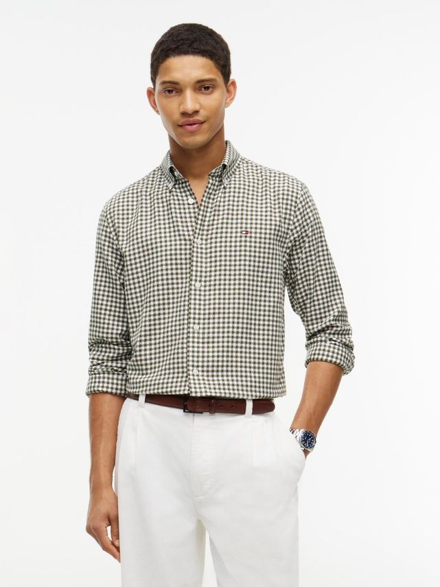 Flannel Gingham Dobby fra Tommy Hilfiger