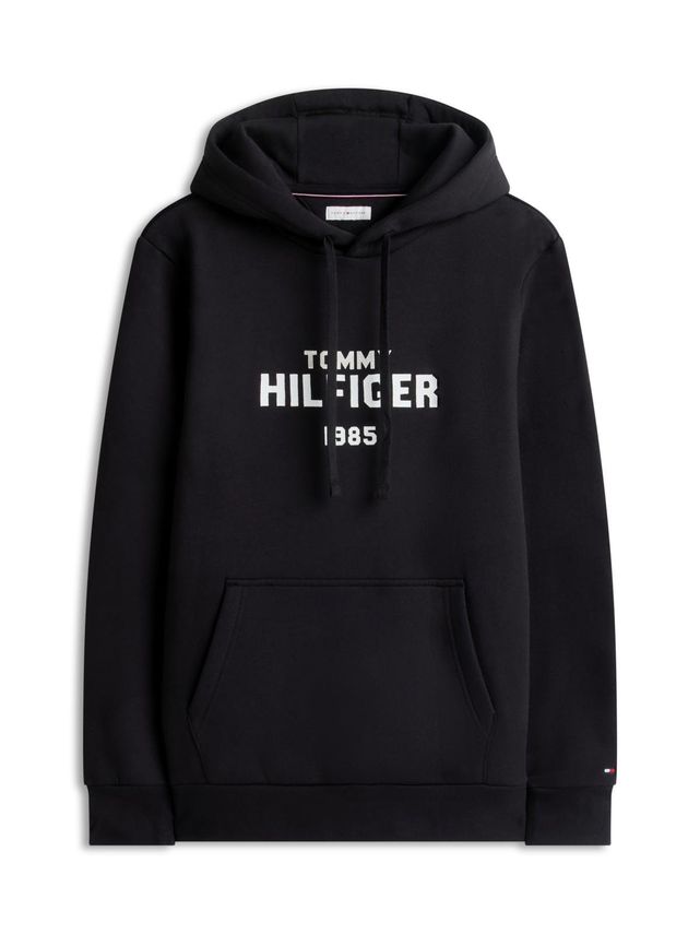 Hilfiger Stack Reg Fleece Hoodie fra Tommy Hilfiger