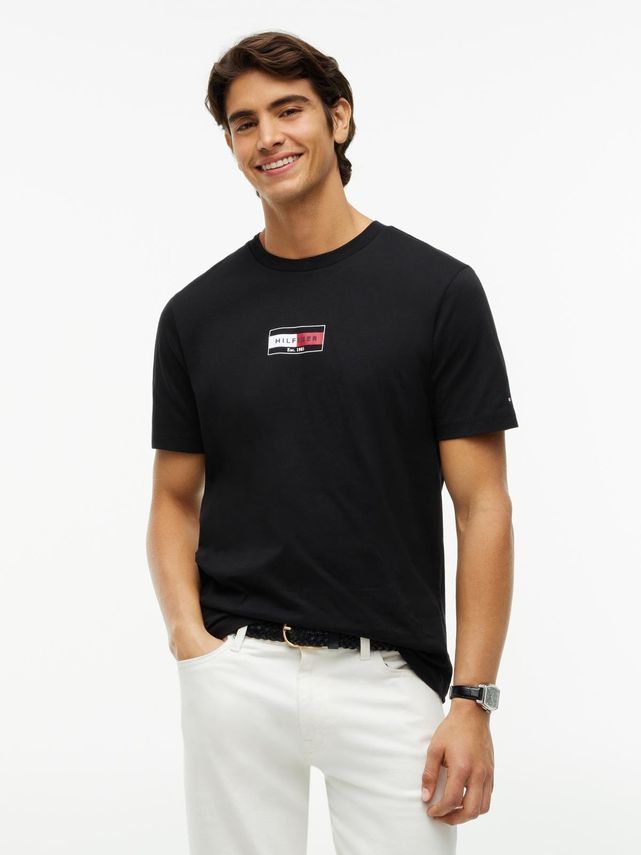 Brand Love Small Flag Tee fra Tommy Hilfiger