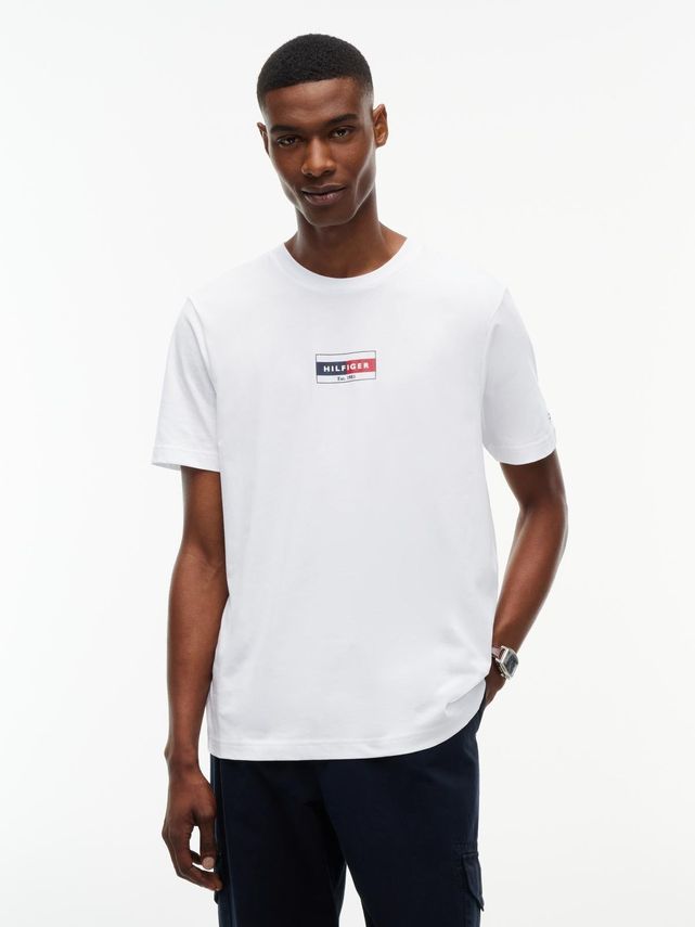 Brand Love Small Flag Tee fra Tommy Hilfiger