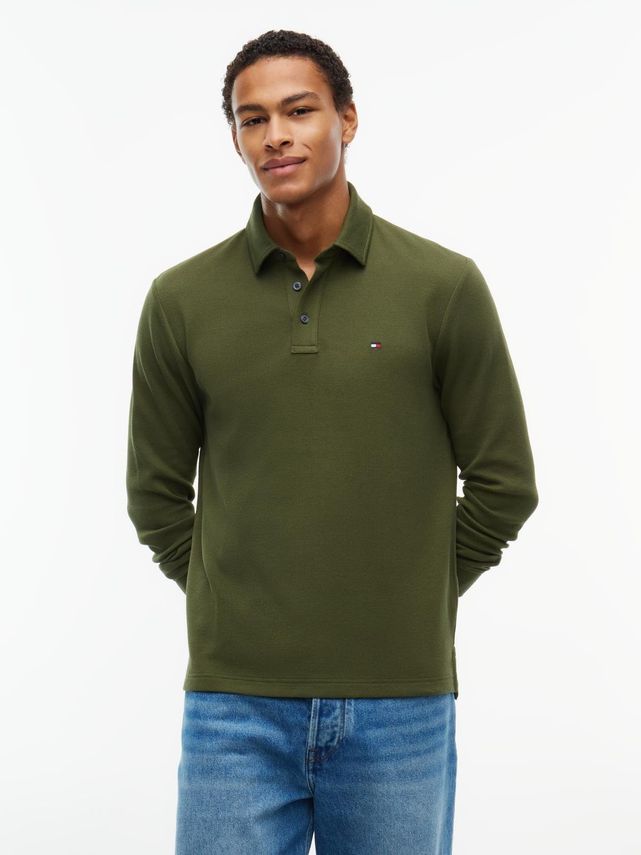 Ls Waffle Reg Polo fra Tommy Hilfiger