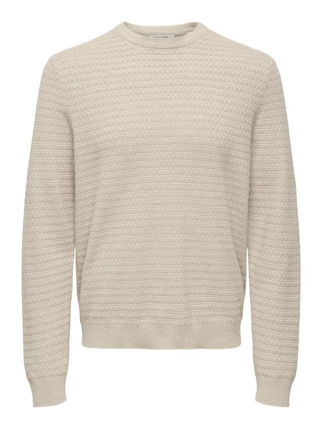 Onsloui Ls Structure Crew Reg Noos fra Only & Sons