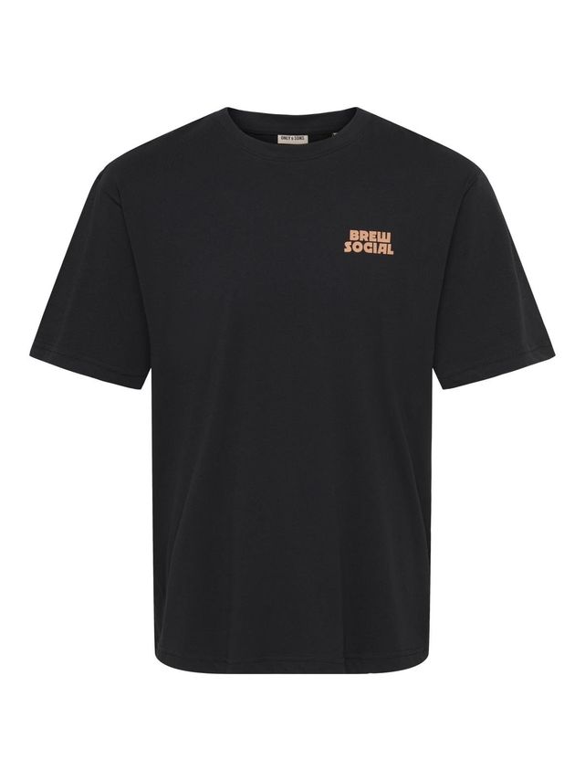 Onsaxel Coffee Rlx Ss Tee fra Only & Sons