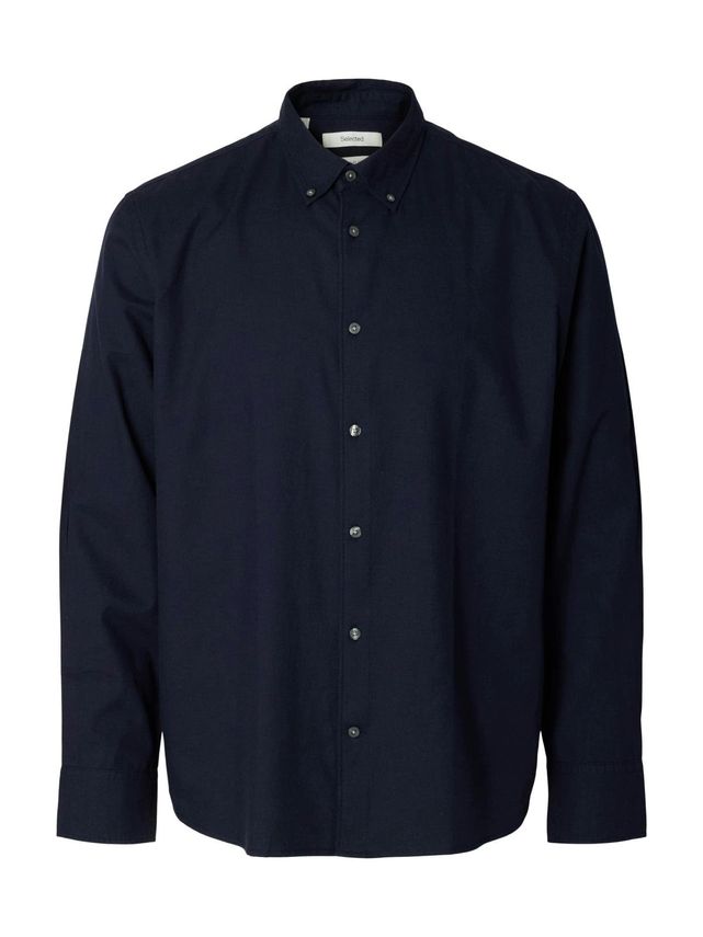 Slmcole Jay Reg Melange Ls Shirt No fra Selected