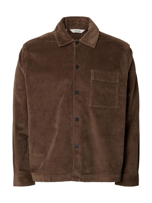 Slmotto Kris Cord Overshirt Noos fra Selected
