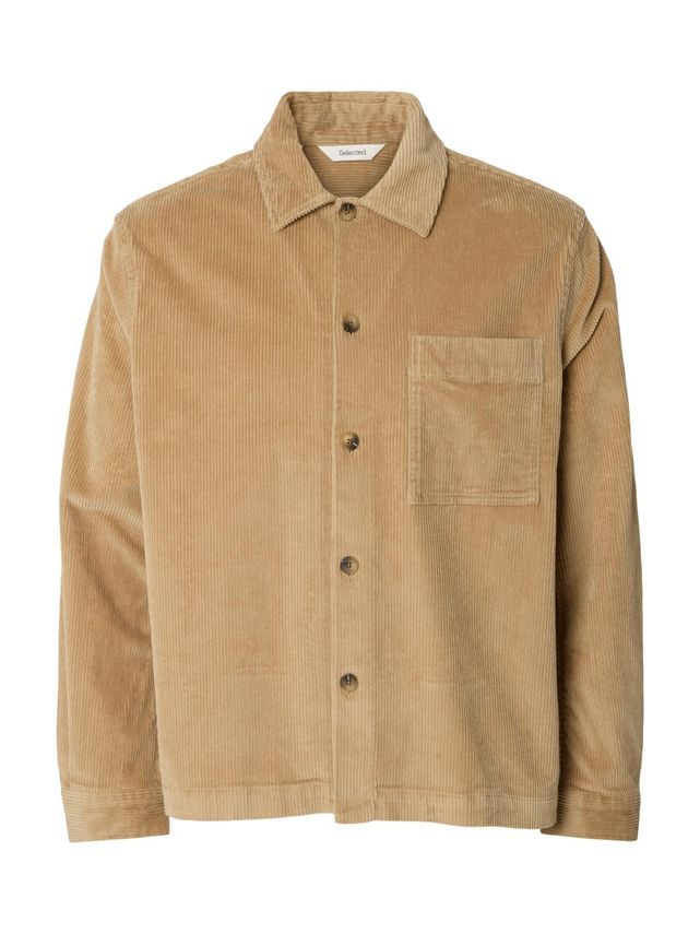 Slmotto Kris Cord Overshirt Noos fra Selected