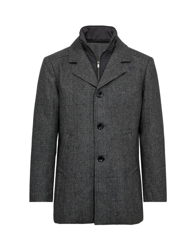 Mens Wool Coat Modern Fit fra Gino Marcello
