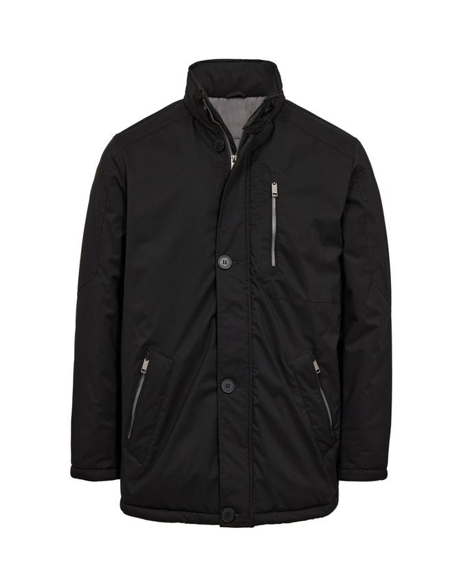 City Coat Reg. Fit fra Black Blue