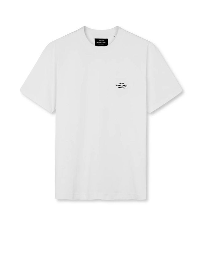 Cotton Jersey Frode Logo Tee Fav fra Mads Nørgaard