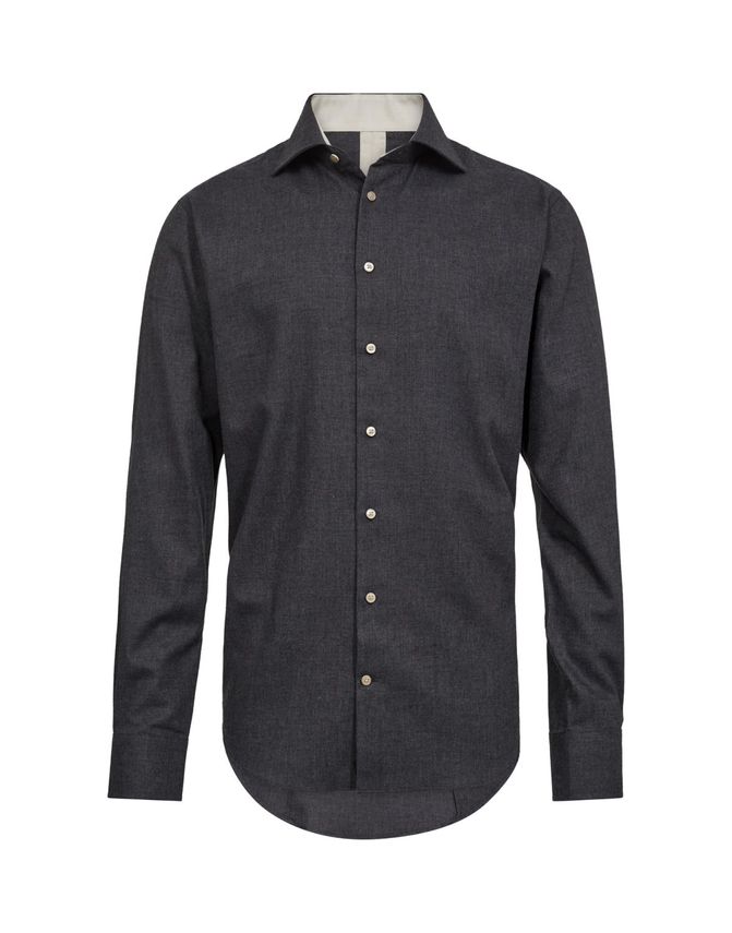 Mens Shirt L S Modern Fit fra Gino Marcello