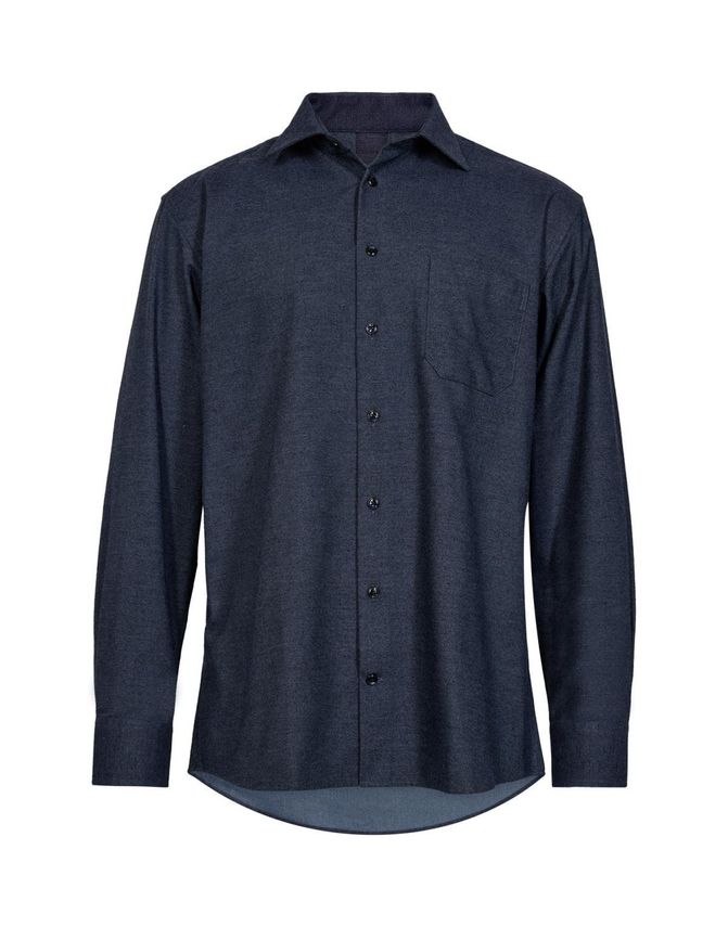 Reg. Fit Shirt L S fra Black Blue