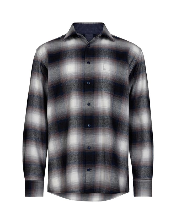 Reg. Fit Shirt L S fra Black Blue
