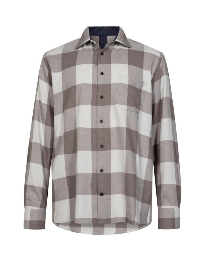 Reg. Fit Shirt L S fra Black Blue