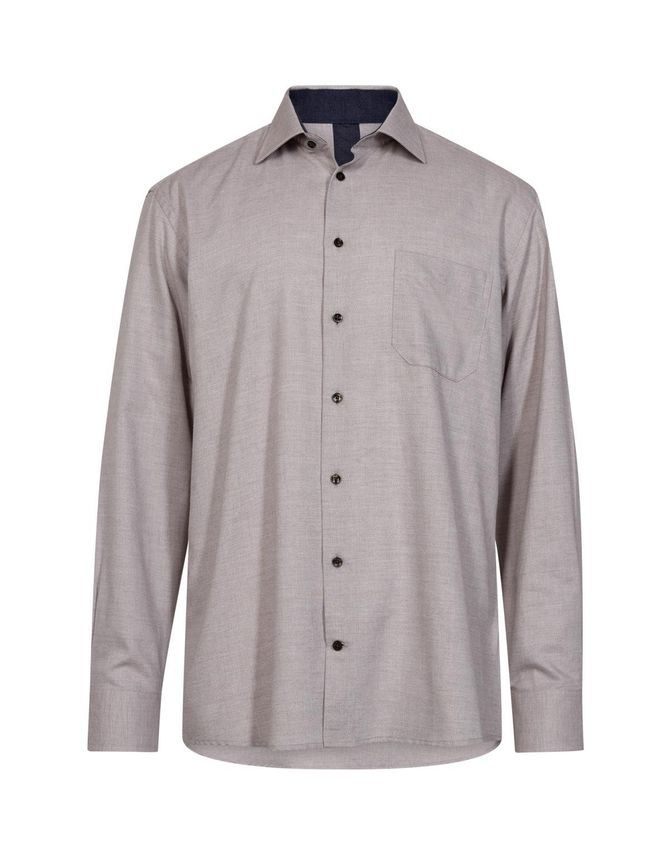 Reg. Fit Shirt L S fra Black Blue