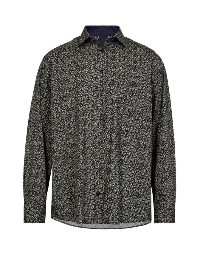 Shirt L S Reg. Fit fra Black Blue