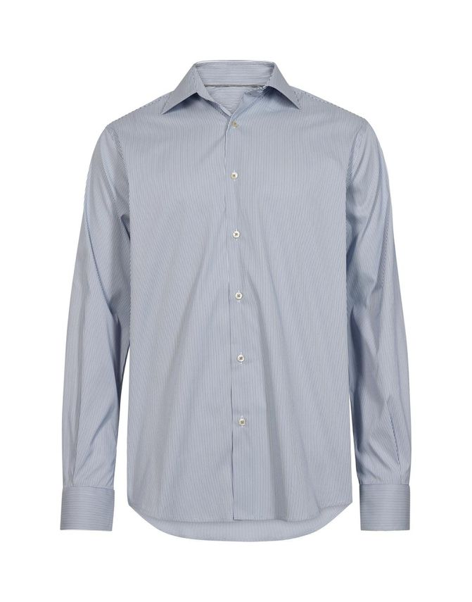 Striped Shirt L S Modern Fit fra Gino Marcello