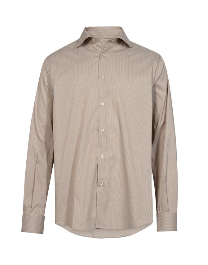 Striped Shirt L S Modern Fit fra Gino Marcello