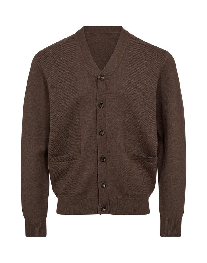Cardigan Modern Fit fra Gino Marcello