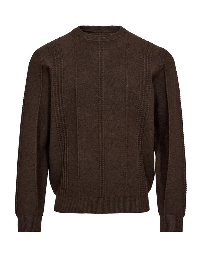 O Neck Modern Knit fra Gino Marcello