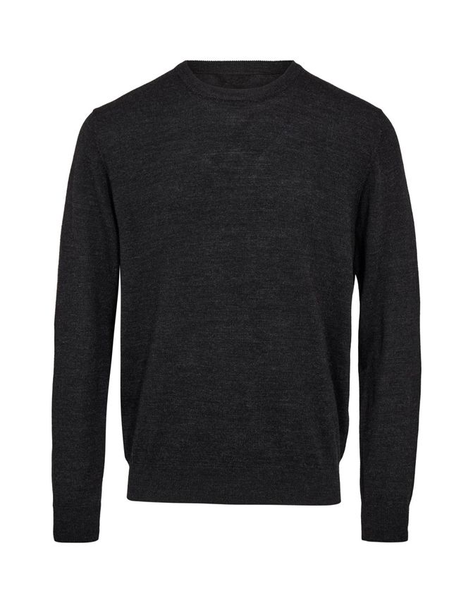 O Neck Merino Blend fra Gino Marcello