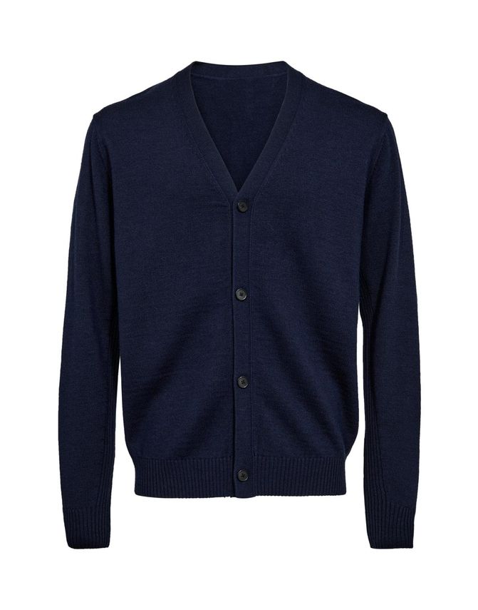 Cardigan Merino Blend fra Gino Marcello