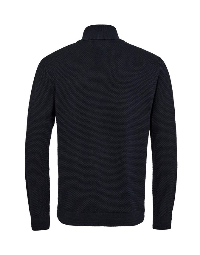 Cardigan Bubble Knit Regular fra Black Blue