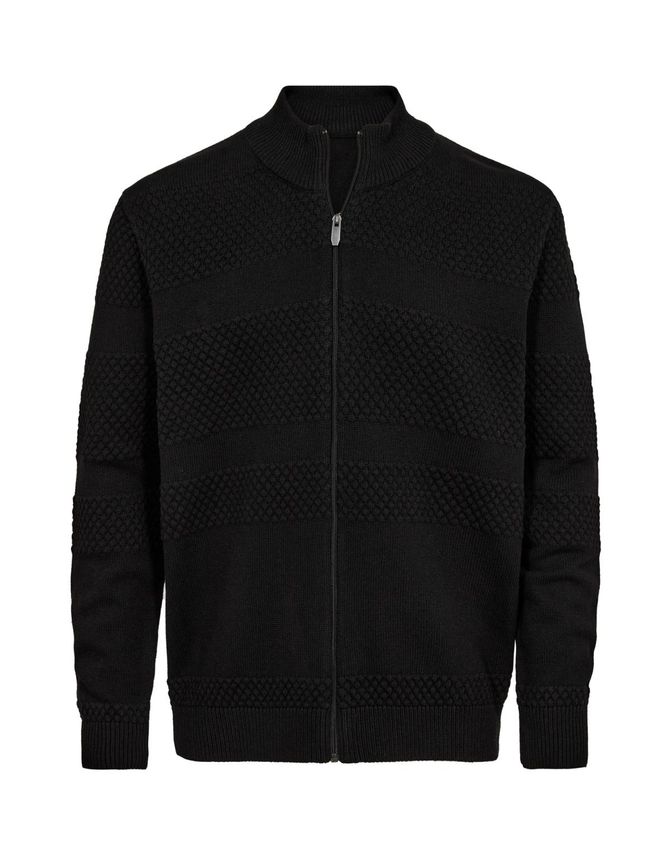 Sailor Knit Cardigan Regular fra Black Blue