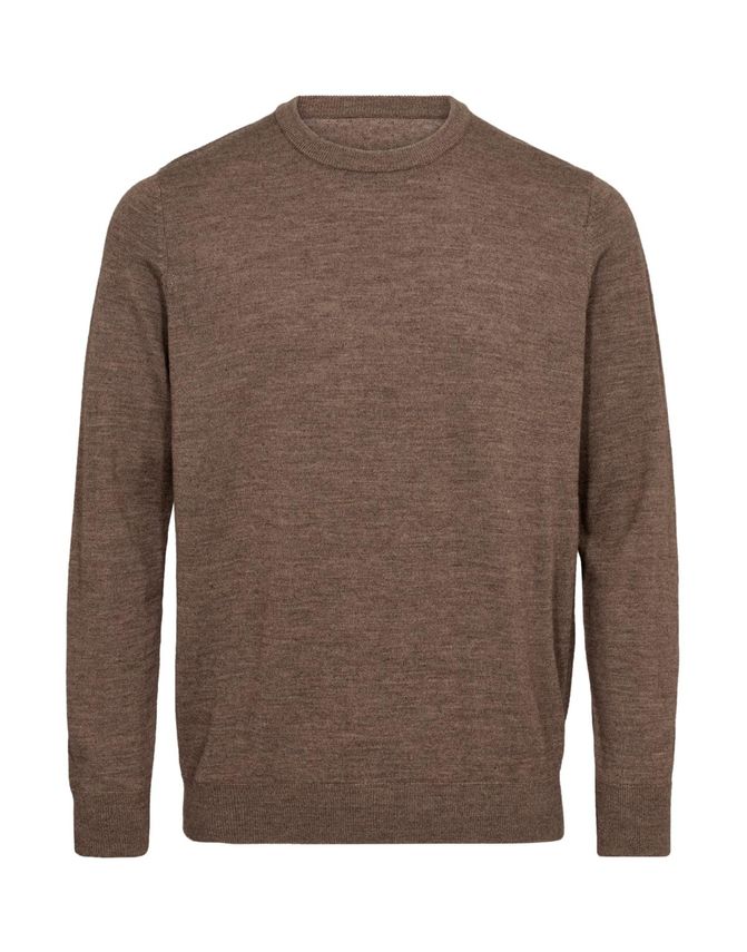 Reg Fit On Neck Merino fra Black Blue