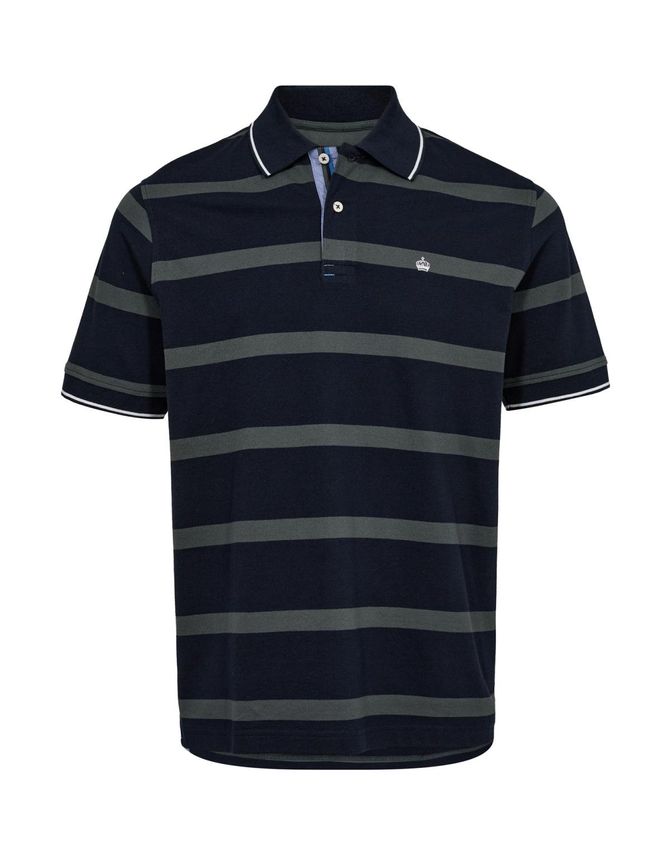 Thomas Regency Polo med Stilfulde Kontraststriber