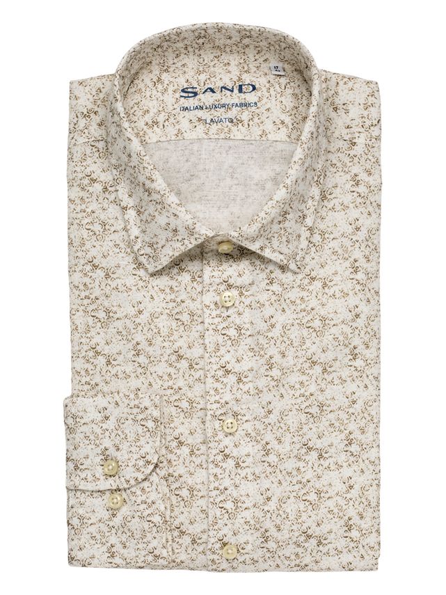 Moderne Sand Skjorte – Stilfuld og Komfortabel 8210 State