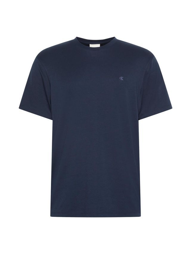 Ss Supima Chest Emb Crewneck Tee fra Calvin Klein