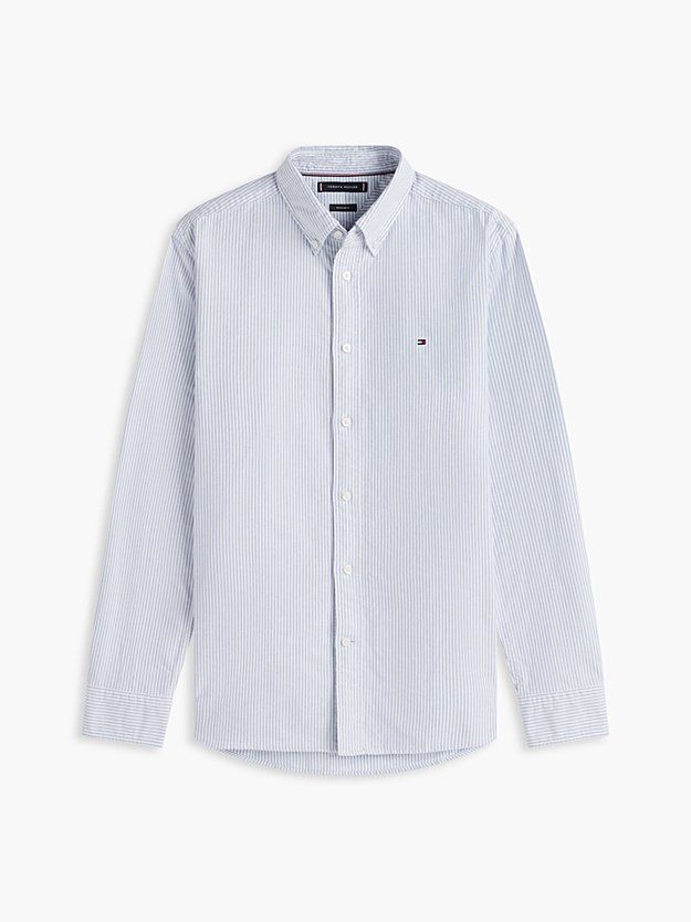 Heritage Oxford Stripe Rf Shirt fra Tommy Hilfiger