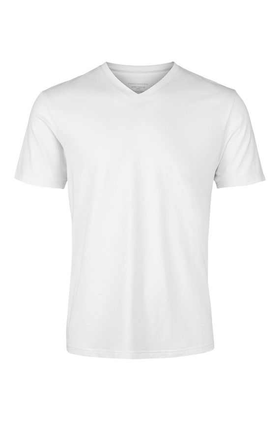 Emporio Bamboo Cotton T-shirt med V-hals fra Panos