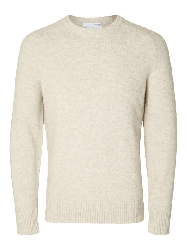 Slhrai Ls Knit Crew Neck W fra Selected