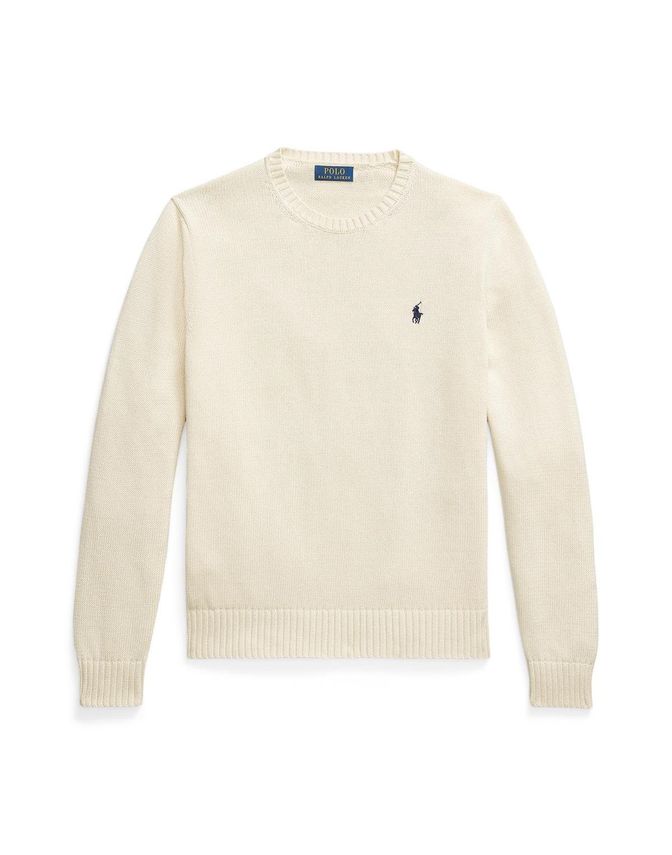 Cotton Crewneck Sweater fra Ralph Lauren