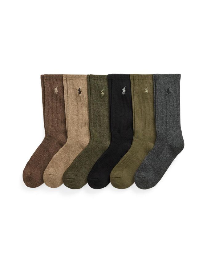 Prfrmnc Ctnc Crew Sock 6 Pack fra Ralph Lauren