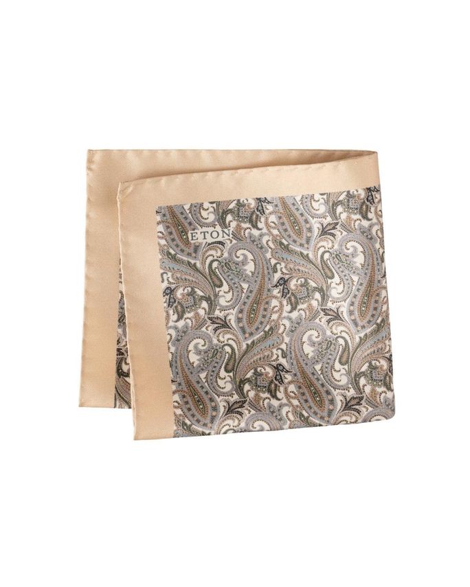 Paisley Twill Pocket Square fra Eton