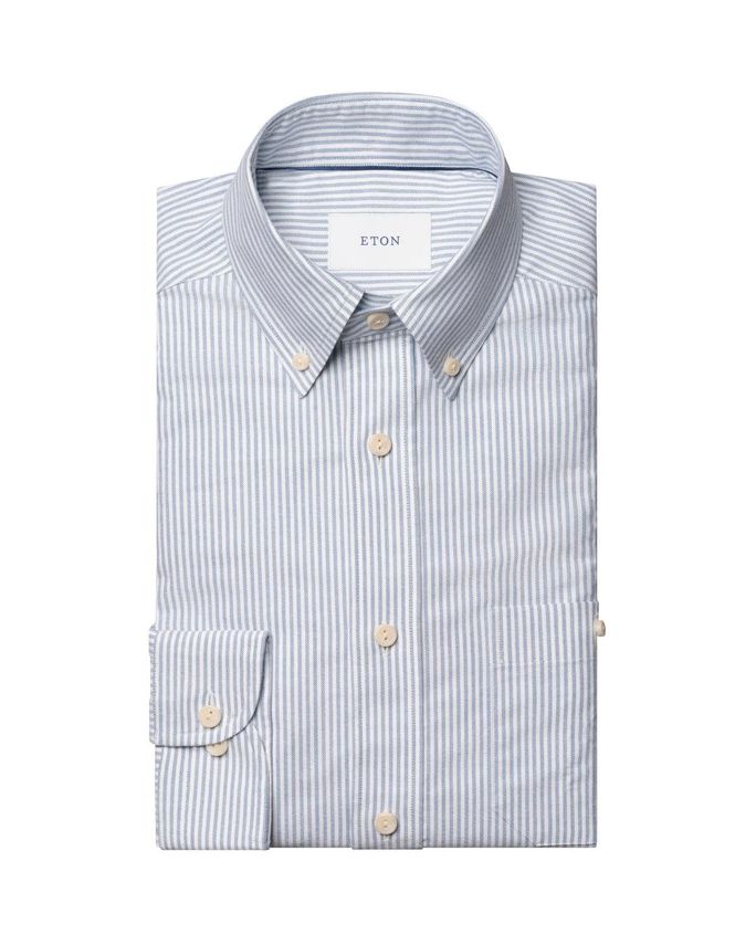 Striped Oxford Shirt fra Eton