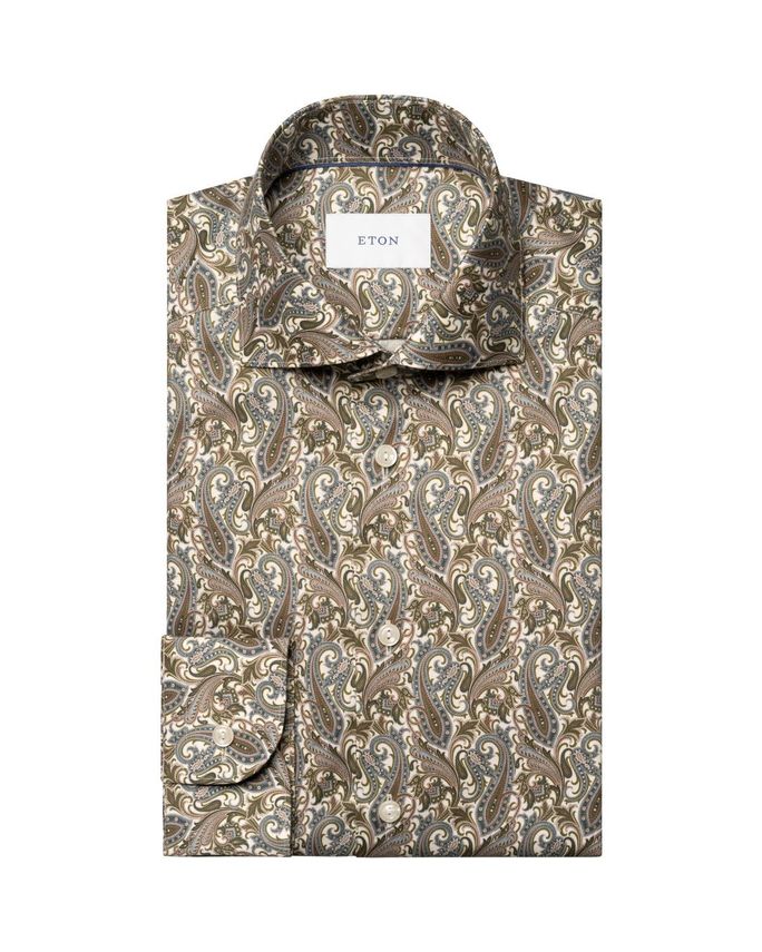 Paisley Signature Twill Shirt fra Eton